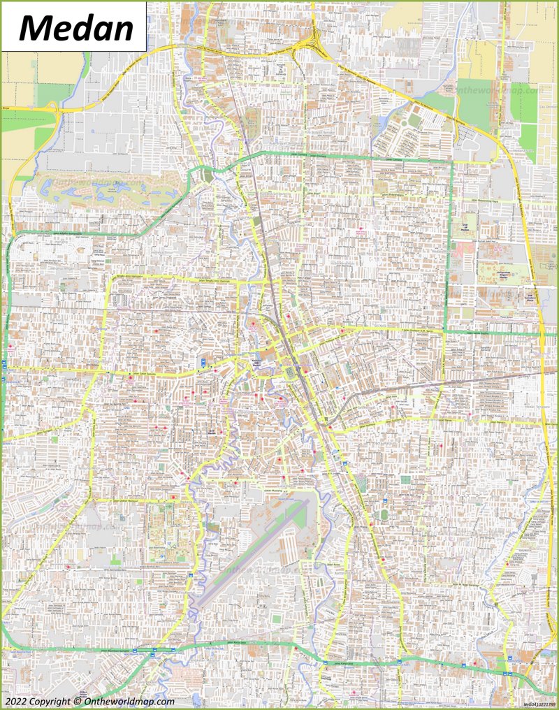 Medan Map | Indonesia | Detailed Maps of Medan