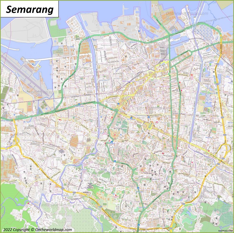 Semarang Map | Indonesia | Discover Semarang with Detailed Maps