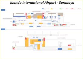 Surabaya Airport Map