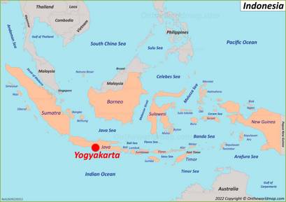 Yogyakarta Location Map