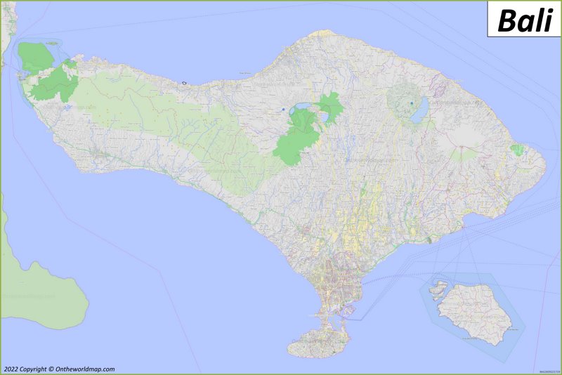 Bali Map | Indonesia | Discover Bali Island with Detailed Maps
