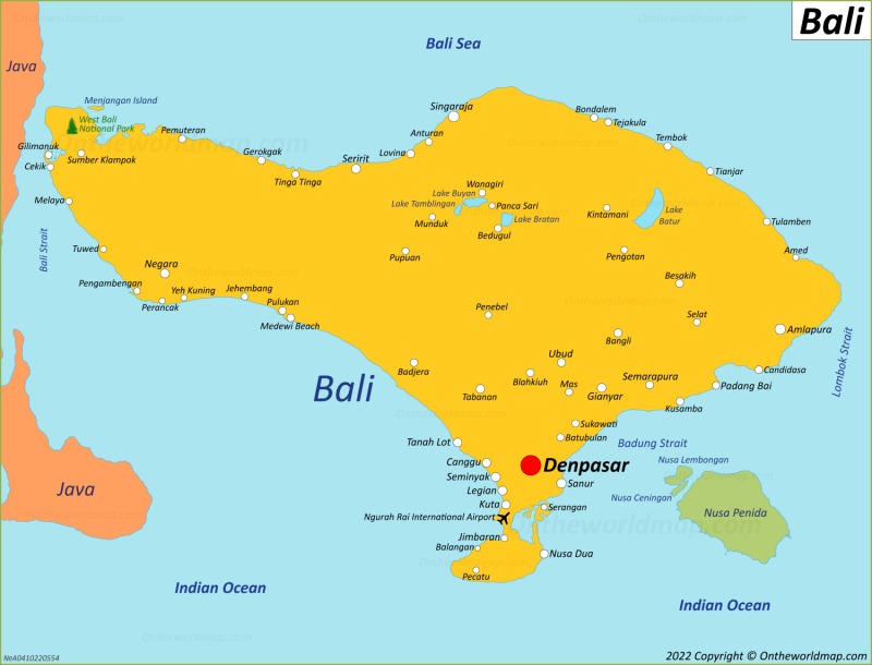 Bali Map | Indonesia | Discover Bali Island with Detailed Maps