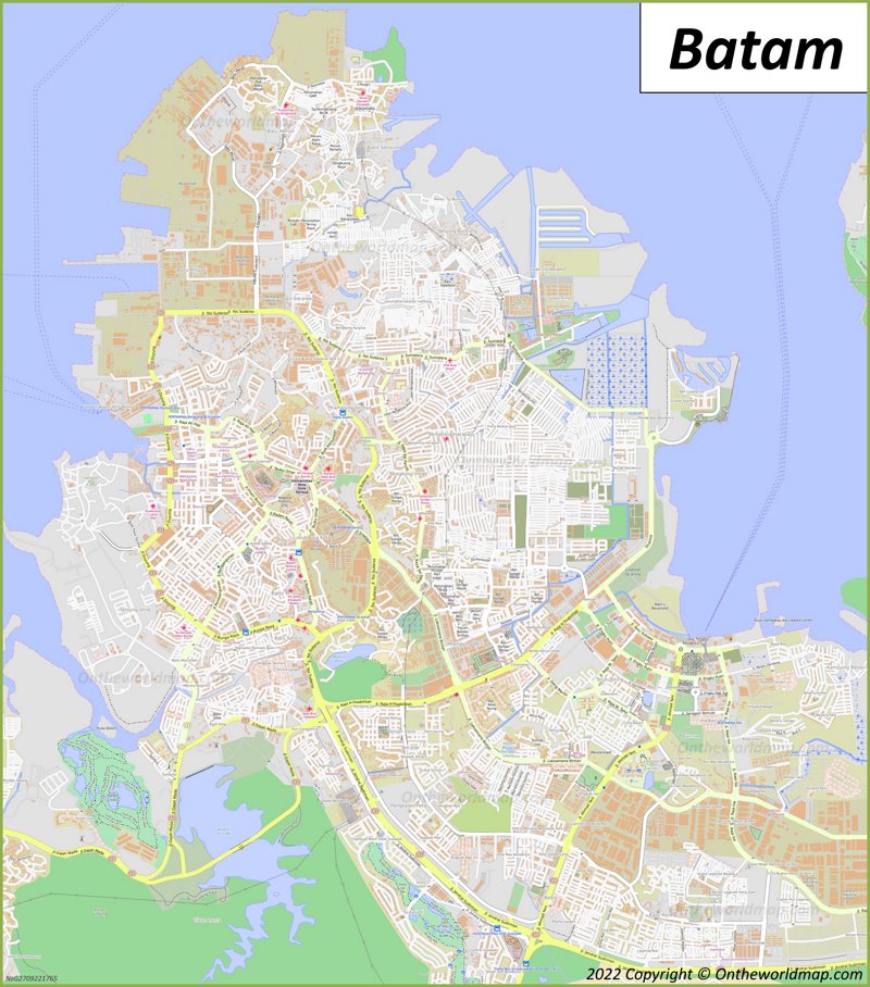 Batam Map | Indonesia | Discover Batam Island and City with Detailed Maps