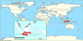 Java on the World Map