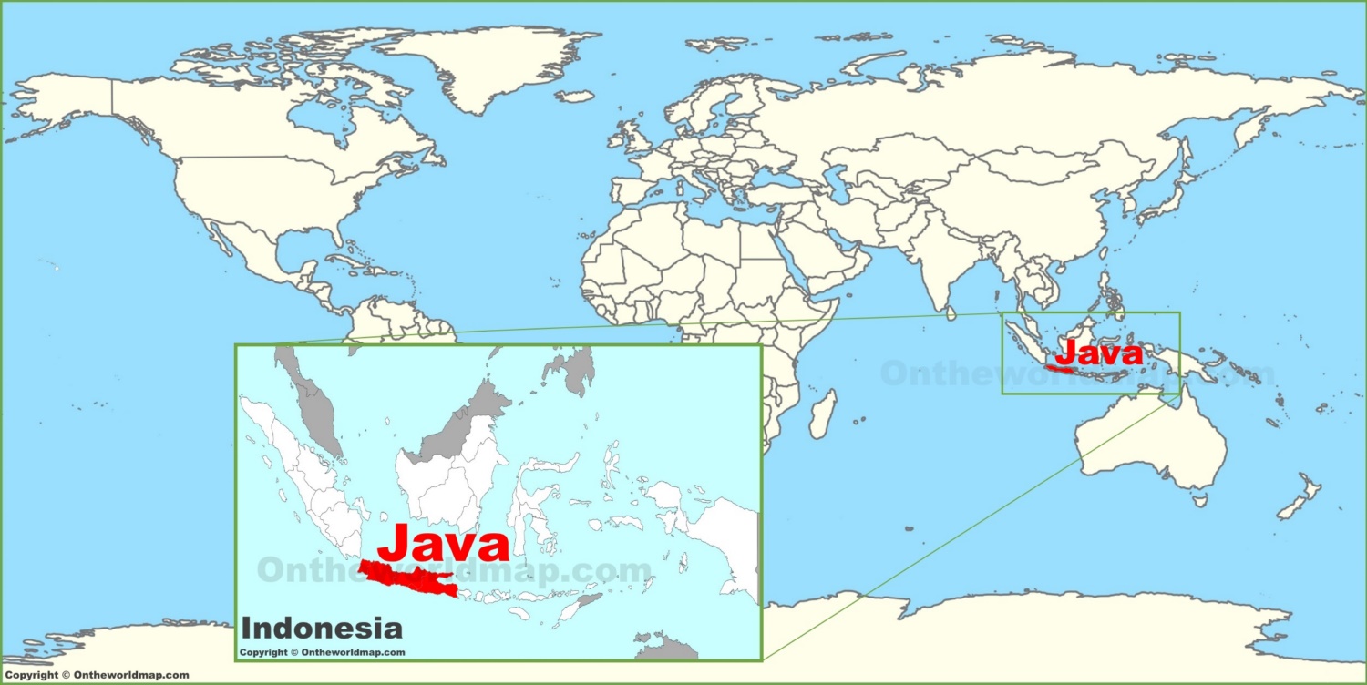 java world map