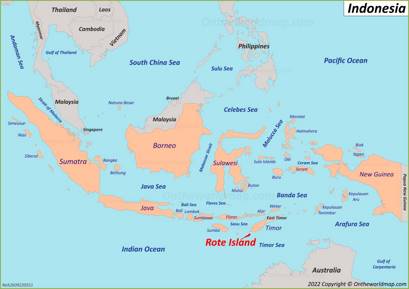 Rote Island Location Map