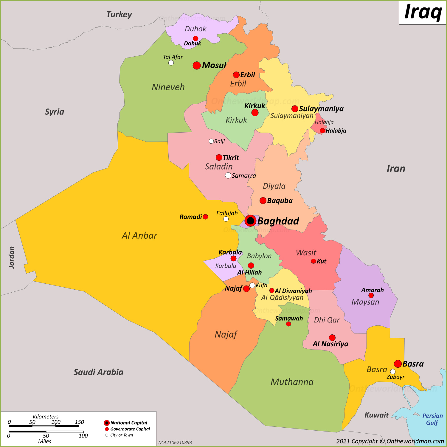 Iraq Map Detailed Maps Of Republic Of Iraq   Map Of Iraq 