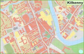 Kilkenny city center map