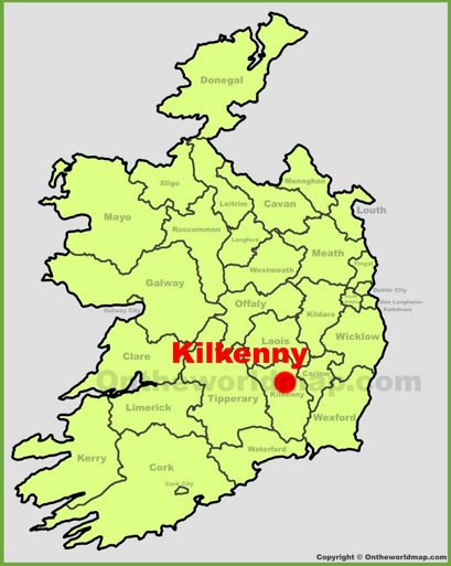 Kilkenny Location Map