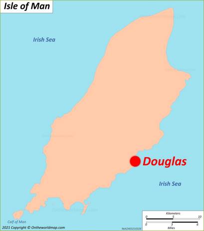 Douglas Map | Isle of Man | Maps of Douglas