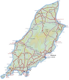 Isle of Man road map