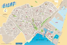 Eilat tourist map