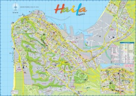 Haifa tourist map