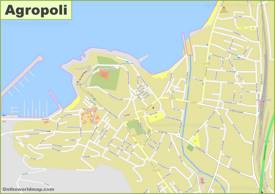 Mappa dettagliata di Agropoli
