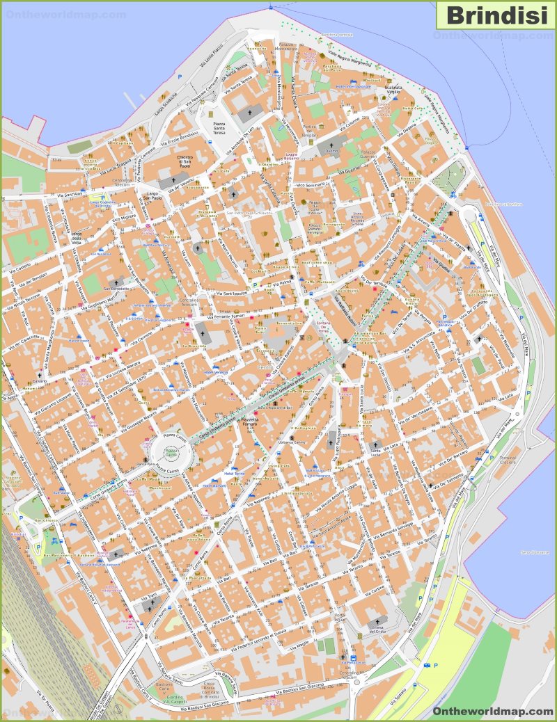 Mappa di Brindisi