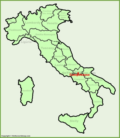 Campobasso - Mappa di localizzazione