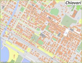 Chiavari - Mappa del centro città