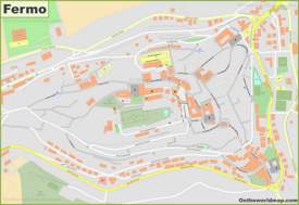 Fermo - Mappa della città vecchia