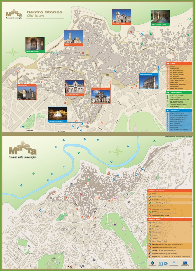 Matera - Mappa Turistica