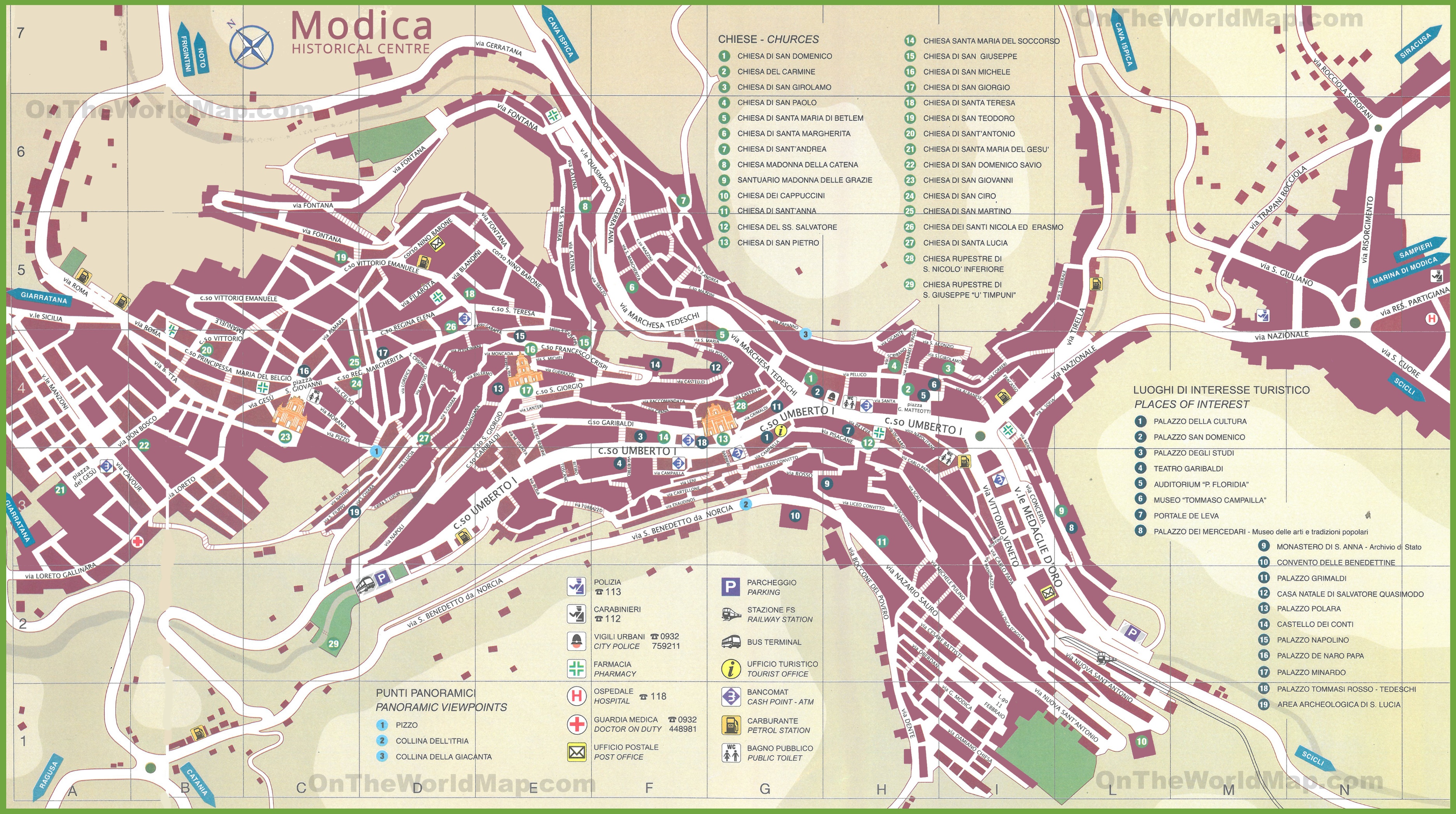 Modica -Val di Noto- Barroco en Sicilia: qué ver y visitar - Miradores en Modica -Val di Noto- Barroco en Sicilia ✈️ Foro Italia