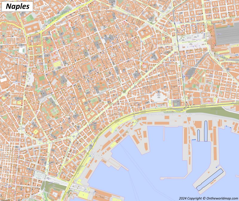 Map of Naples