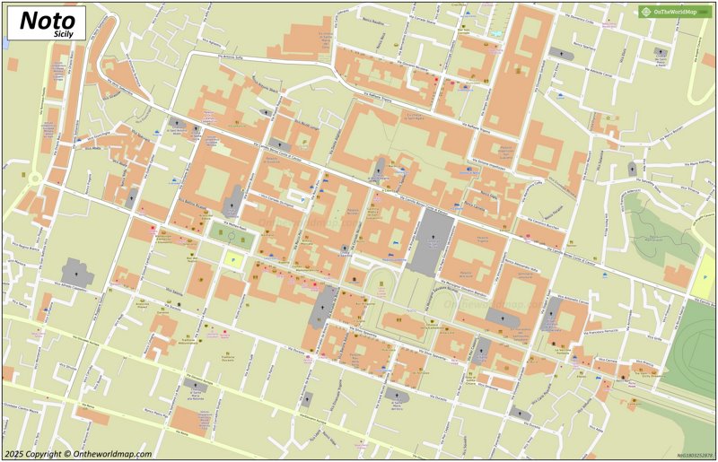 Map of Noto City Center