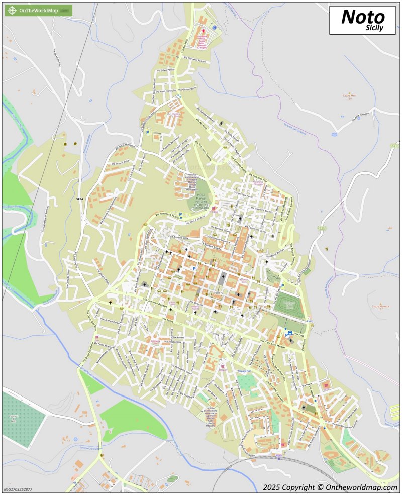 Map of Noto