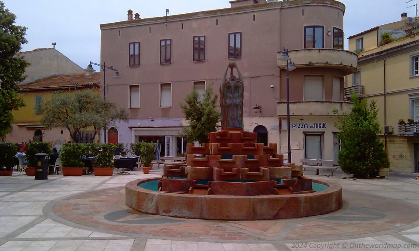 Piazza Matteotti, Olbia, Sardinia