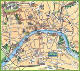 Pisa tourist map