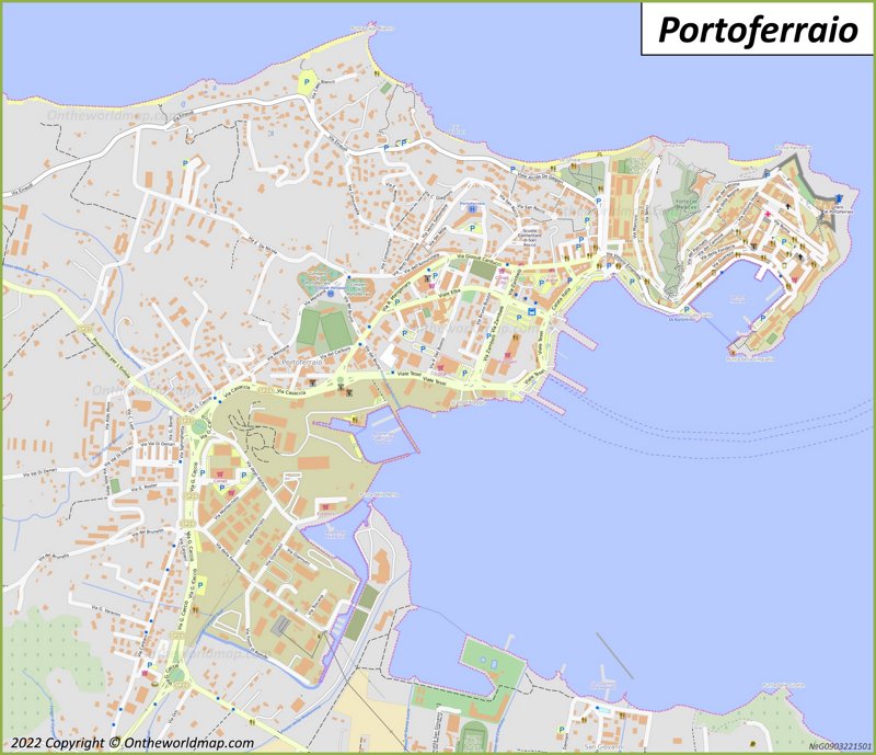 Portoferraio Map | Elba, Italy | Detailed Maps of Portoferraio