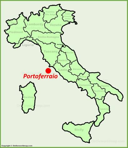 Portoferraio Location Map