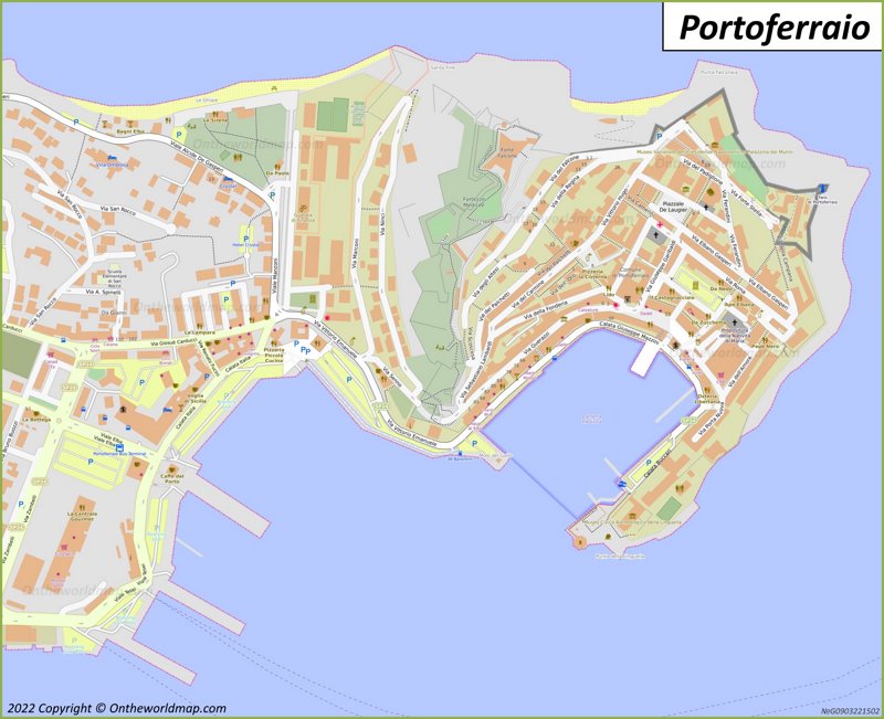 Portoferraio Map 