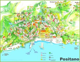 Positano - Mappa Turistica