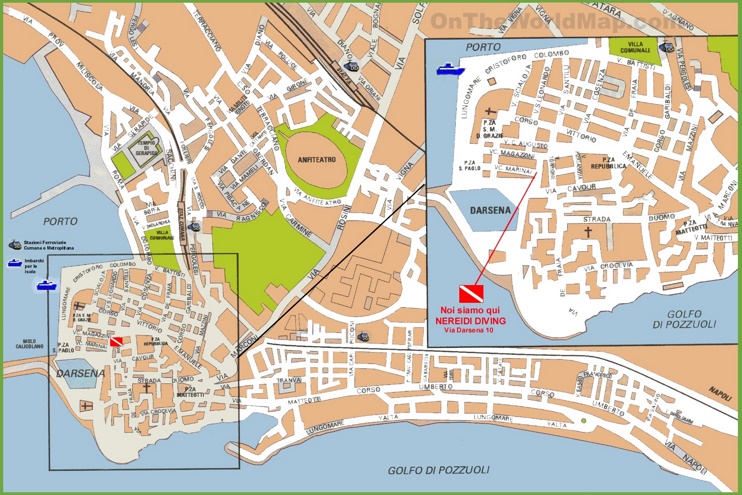 Pozzuoli tourist map
