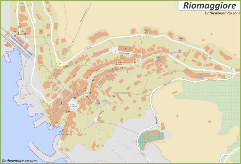 Mappa di Riomaggiore
