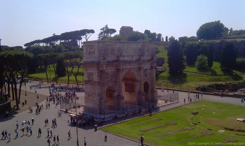 Arch of Constantine, Rome