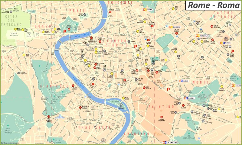 Mappa di Roma