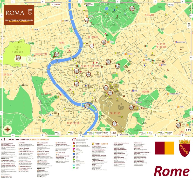 Map of Rome