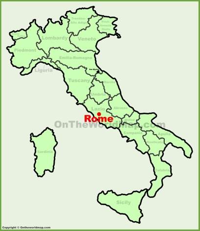 Rome In A Map Rome Map | Italy | Maps Of Rome (Roma)