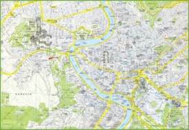 Roma - Mappa delle attrazioni turistiche