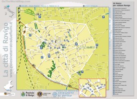 Rovigo tourist map