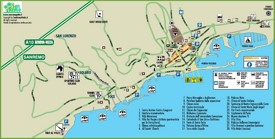 Sanremo - Mappa con punti di interesse