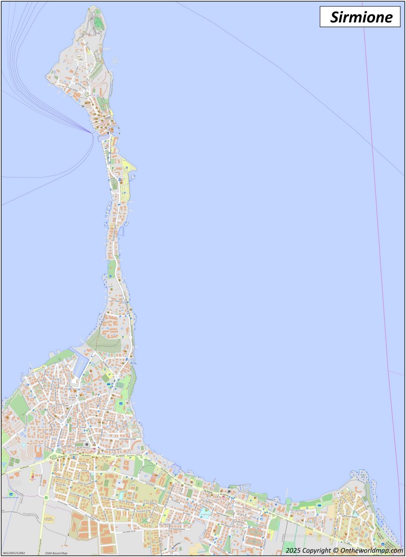 Map of Sirmione