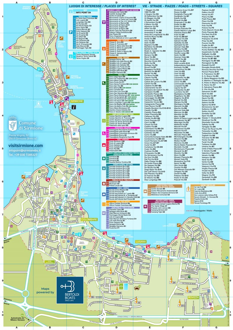 Sirmione Tourist Map