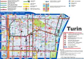 Torino - Mappa dei trasporti