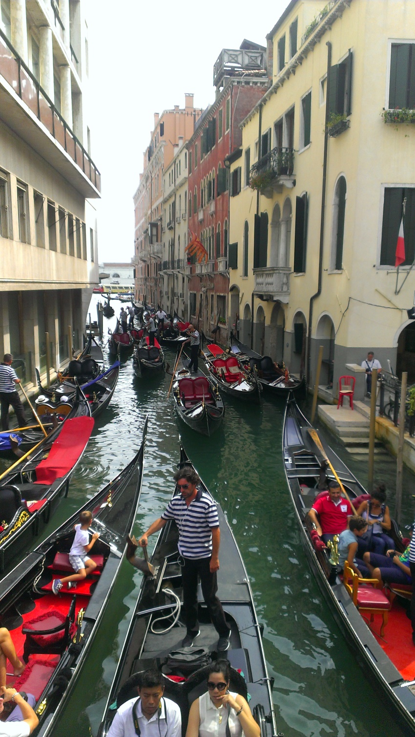 Gandolas in Venice