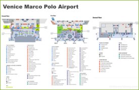 Mappa dell'aeroporto di Venezia Marco Polo