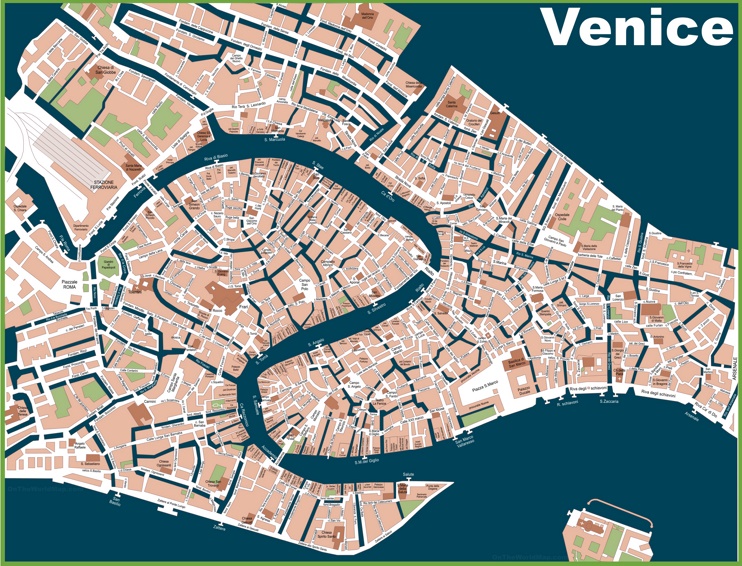 Venice street map