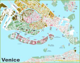 Venezia - Mappa Turistica