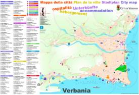 Verbania - Mappa dell'hotel